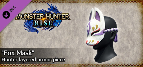 MONSTER HUNTER RISE - "Fox Mask" Hunter layered armor piece cover art