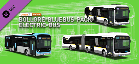 OMSI 2 Add-On Bolloré-Bluebus-Pack Elektro-Bus cover art