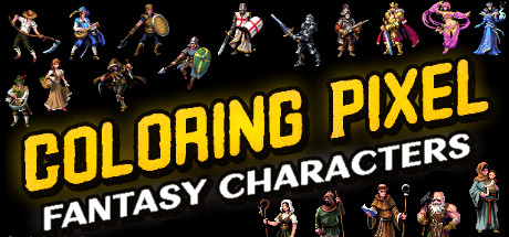 Coloring Pixel - Fantasy Characters cover art