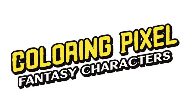 Coloring Pixel - Fantasy Characters Logo