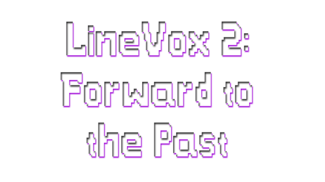 LineVox 2: Forward to the Past Logo