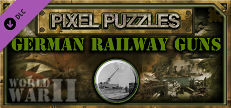 Pixel Puzzles WW2 Jigsaw - Pack: German Railway Guns cover art