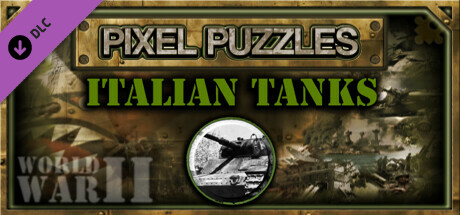 Pixel Puzzles WW2 Jigsaw - Pack: Italian Tanks cover art