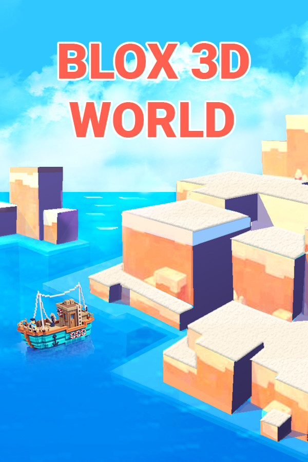 Steam portrait for Blox 3D World.