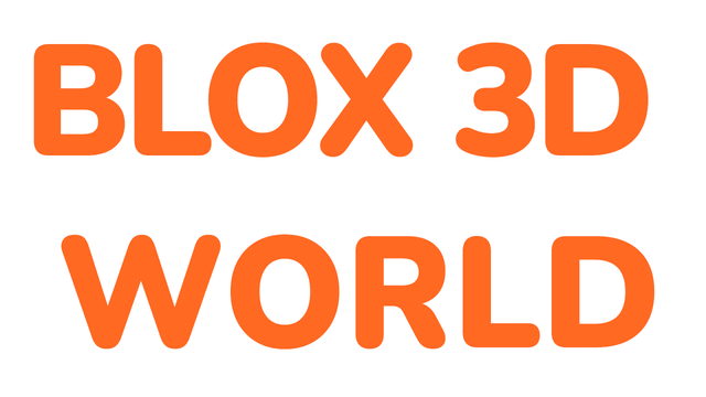 Blox 3D World Logo