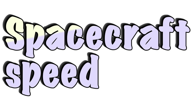 Spacecraft speed Logo