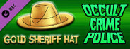 Occult Crime Police - Gold Sheriff Hat