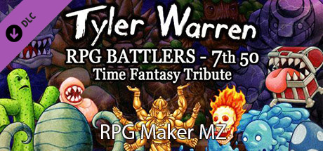 RPG Maker MZ - Tyler Warren RPG Battlers 7th 50 - Time Fantasy Tribute cover art