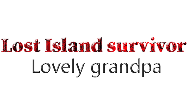 Lost Island survivor: Lovely grandpa Logo