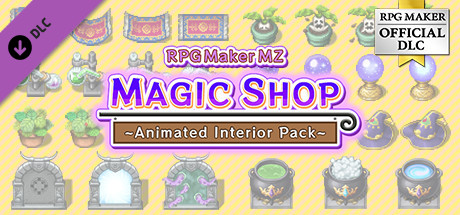 RPG Maker MZ - Magic Shop Animated Interior Pack