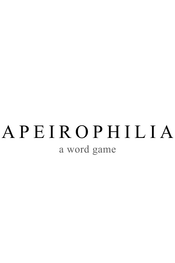 APEIROPHILIA for steam