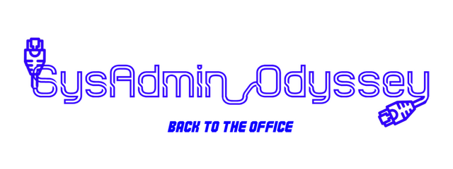 SysAdmin Odyssey - Back to the office Logo