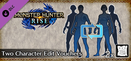 MONSTER HUNTER RISE - Two Character Edit Vouchers cover art