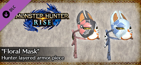 MONSTER HUNTER RISE - "Floral Mask" Hunter layered armor piece cover art