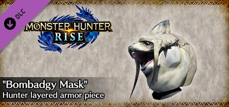 MONSTER HUNTER RISE - "Bombadgy Mask" Hunter layered armor piece cover art