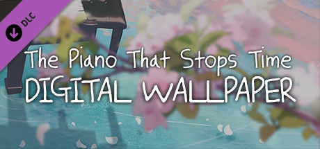The Piano That Stops Time Digital Wallpaper