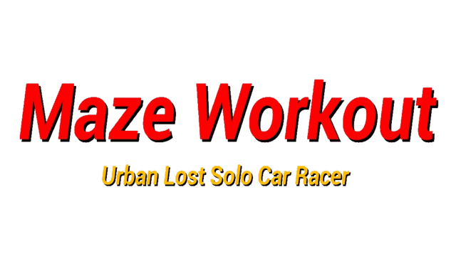 Maze Workout - Urban Lost Solo Car Racer Logo