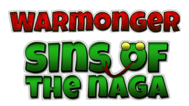 Warmonger: Sins of the Naga Logo