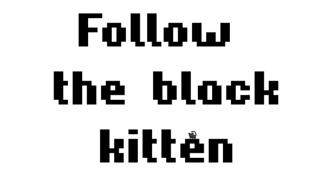 Follow the Black Kitten Logo