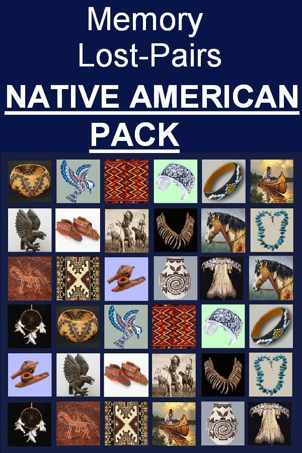 Memory Lost-Pairs - Native Americans (& Gems) for steam