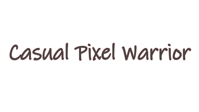 Casual Pixel Warrior Logo
