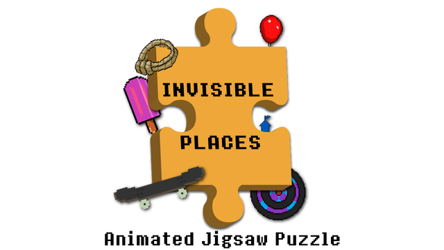Invisible Places - Pixel Art Jigsaw Puzzle Logo