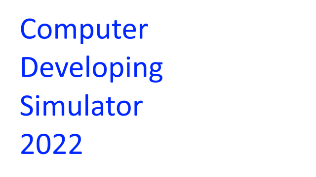 Computer Develop Simulator 2022 Logo