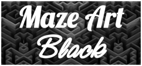 Maze Art: Black cover art