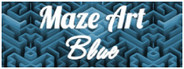Maze Art: Blue