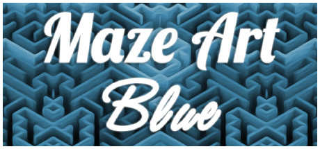 Maze Art: Blue cover art