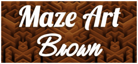 Maze Art: Brown cover art
