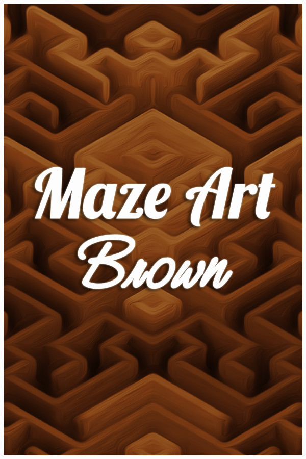 Maze Art: Brown