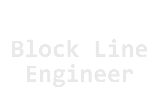 Block Line Engineer Logo