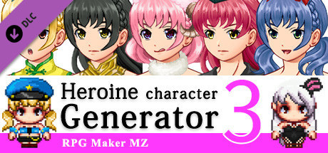 RPG Maker MZ - Heroine Character Generator 3 for MZ cover art