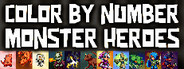 Color by Number - Monster Heroes