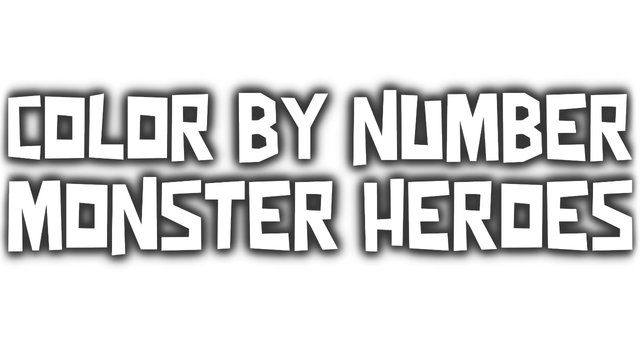 Color by Number - Monster Heroes Logo