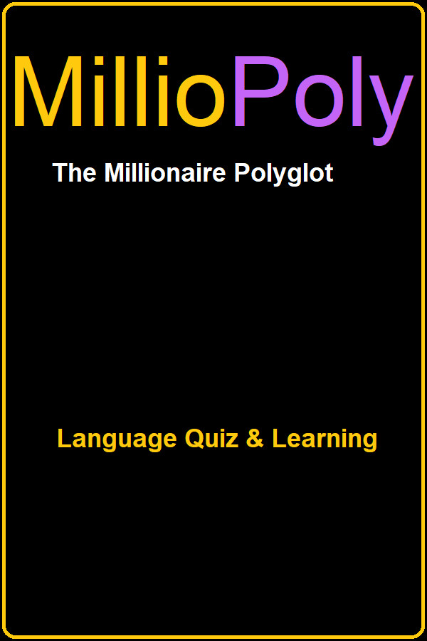 Steam portrait for Milliopoly - Language Quiz and Learning.
