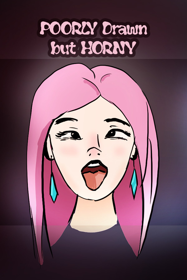 Steam portrait for POORLY drawn but HORNY.