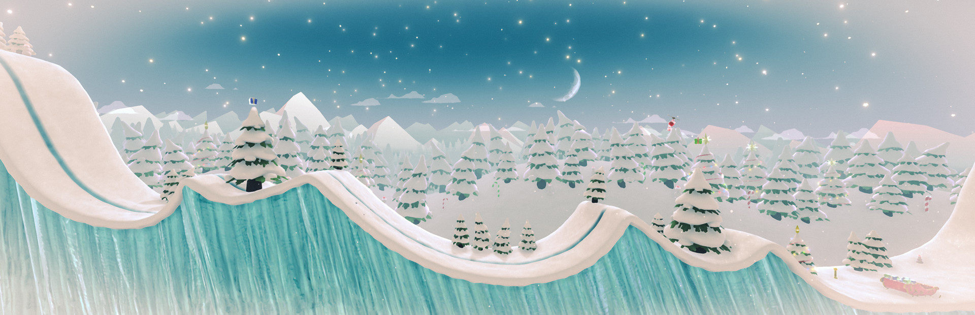 Santa's Slippery Slope (Ski Stunts)