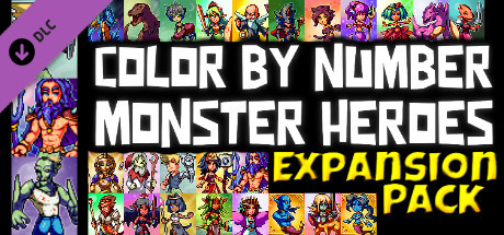 Color by Number - Monster Heroes - Expansion Pack cover art