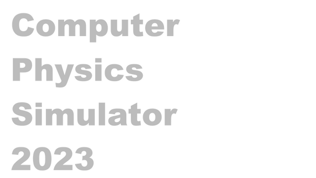 Computer Physics Simulator 2023 Logo