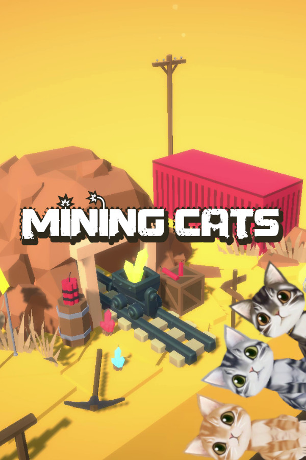 Steam portrait for Mining Cats.
