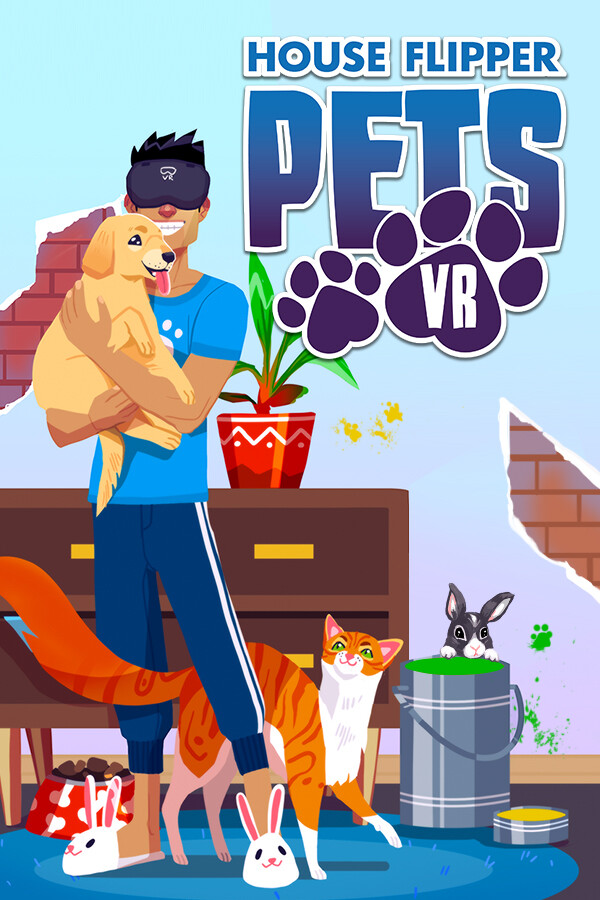 Steam portrait for House Flipper Pets VR.