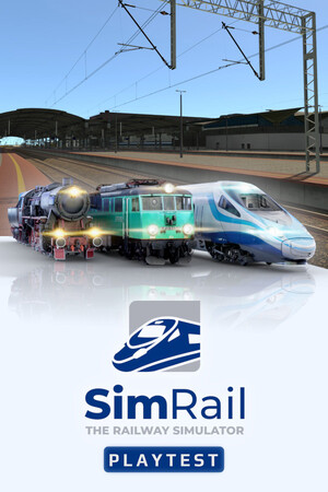 SimRail - The Railway Simulator poster image on Steam Backlog