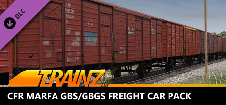 Trainz 2022 DLC - CFR Marfa Gbs/Gbgs freight car pack cover art