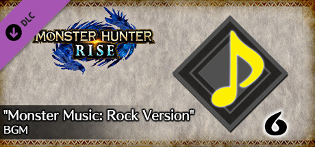 Monster Hunter Rise - "Monster Music: Rock Version" BGM cover art