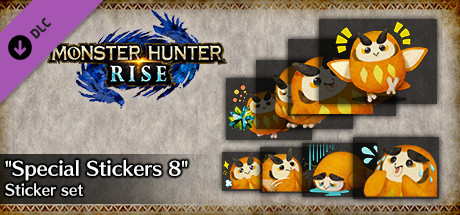 Monster Hunter Rise - "Special Stickers 8" sticker set cover art