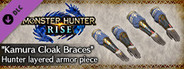 Monster Hunter Rise - "Kamura Cloak Braces" Hunter layered armor piece