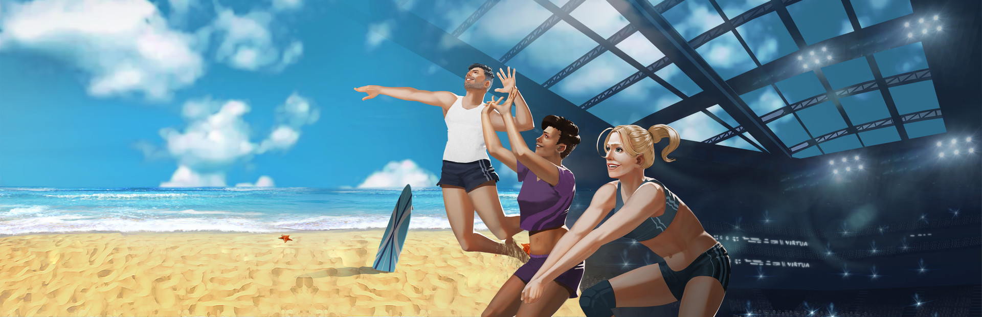 Highline Volleyball VR