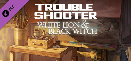 TROUBLESHOOTER: Abandoned Children - White Lion and Black Witch - Digital Art Book cover art